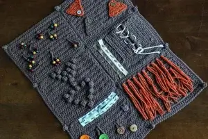 Fidget/Sensory Blanket for Alzheimer's