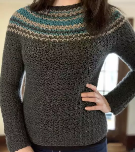 Women's Night Moves Sweater Free Crochet Pattern
