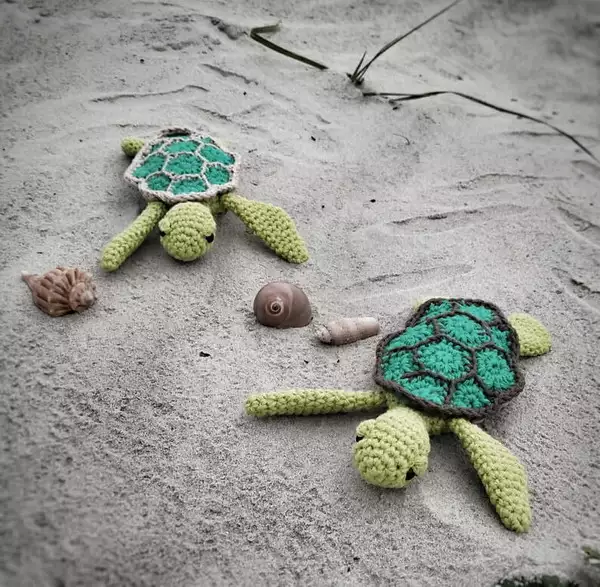 Sea turtle amigurumi 2