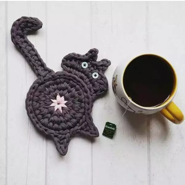 Cat butt coasters