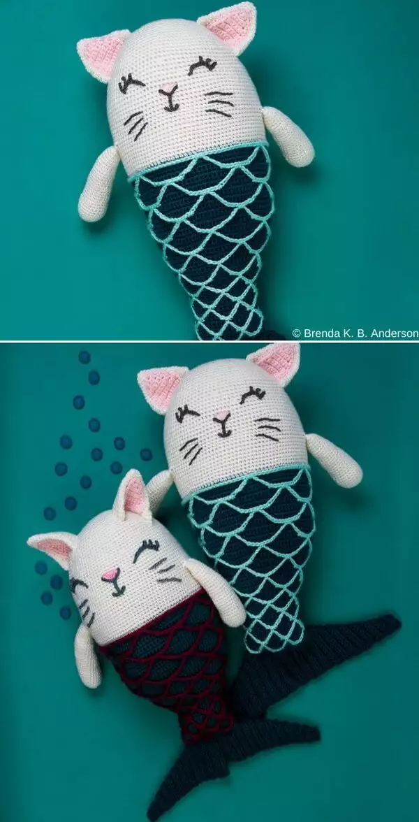 Catfish Purr-maid Free Crochet Pattern