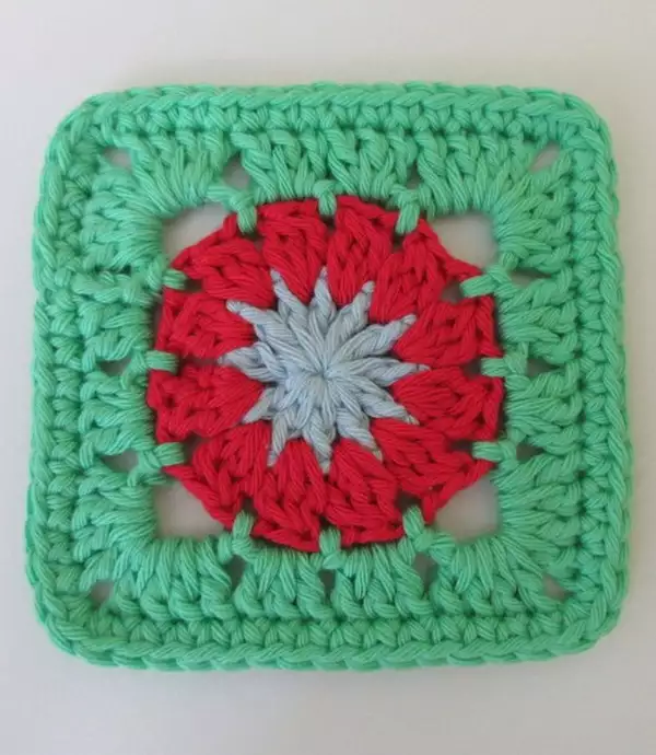 Colorful Granny Square Coasters Crochet Pattern