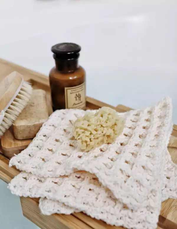 Cottage Washcloths Crochet Pattern