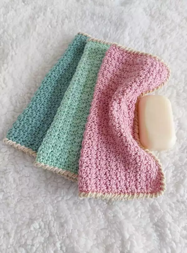 Crochet Baby Washcloth Pattern