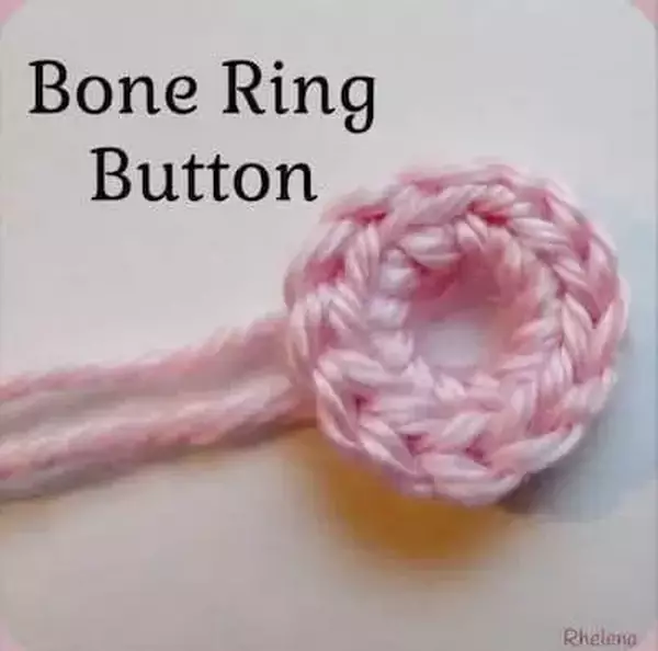 Crochet Bone Ring Button Pattern