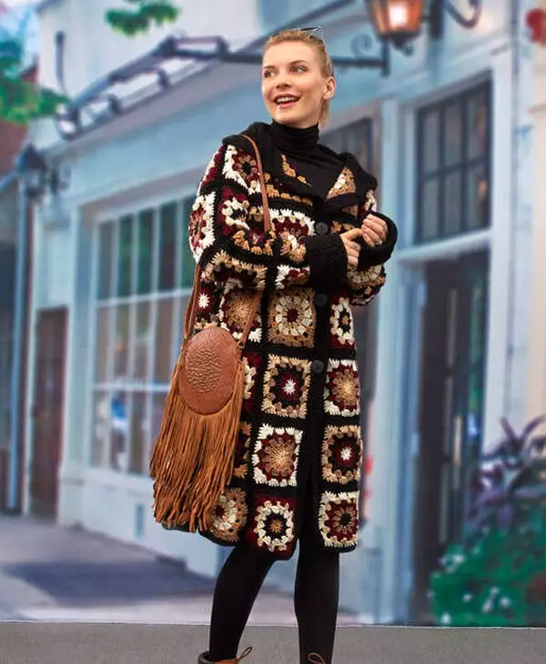 Crochet Granny Square Cardigan Pattern