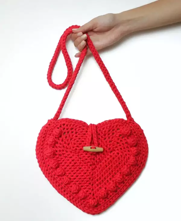 Crochet Heart Purse Pattern