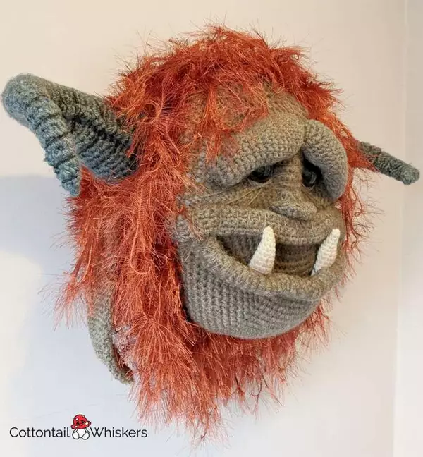 Crochet Huge Monster Head Pattern