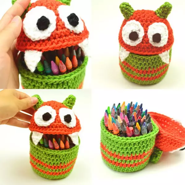 Crochet Monster Container Pattern