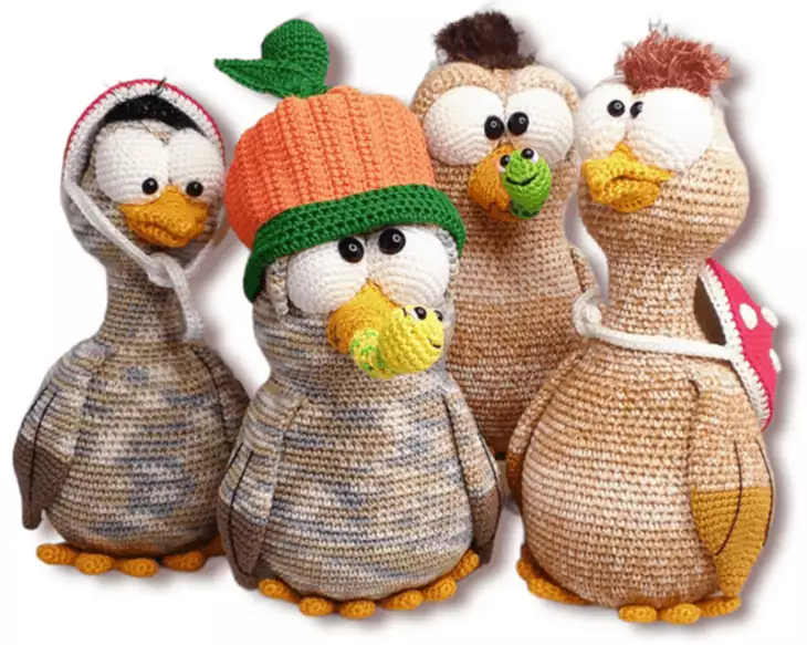 Crochet Pattern EDD und FRED The crazy Birds