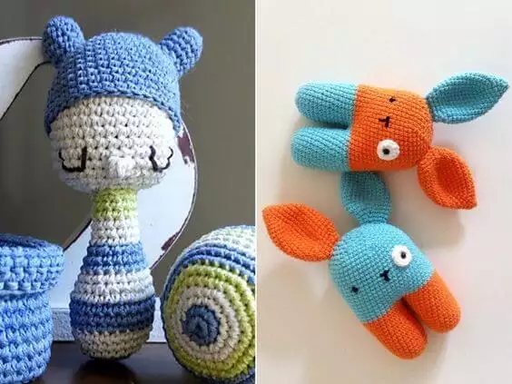 Crochet rattle free pattern