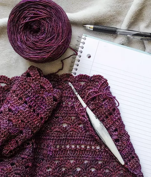 Crochet Rectangle Shawl Pattern