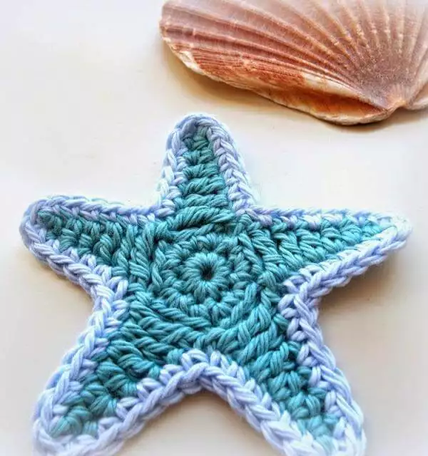 Crochet starfish