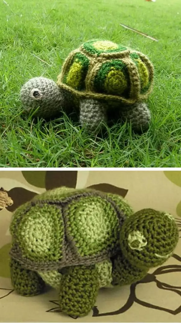 Crochet Turtle Toy Free Pattern