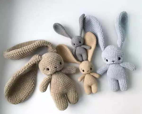 Cute crochet bunny