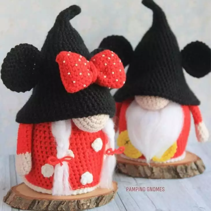 Disney Mickey and Minnie Gnomes