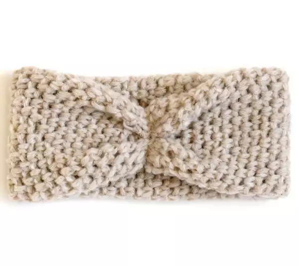 Faux Bow Easy Crochet Headband Pattern