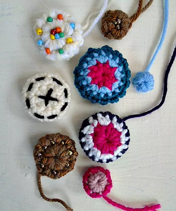 Free Crochet Buttons Pattern by My Hobby Is Crochet