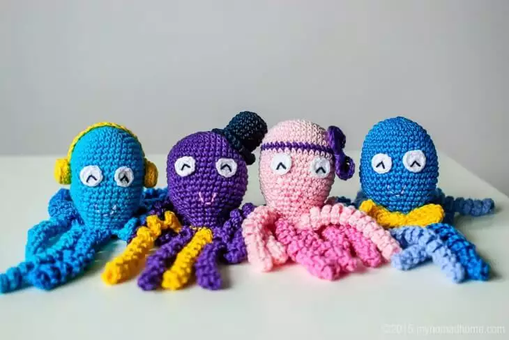 Free Crochet Octopus Pattern for Preemies
