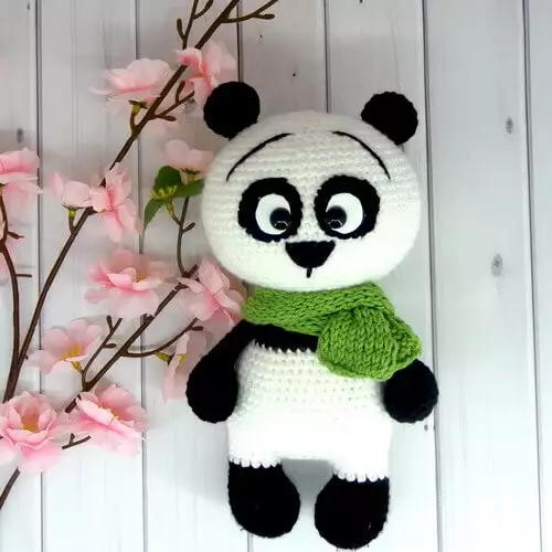 Free panda amigurumi pattern
