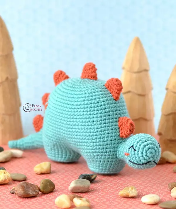 Kevin, The Stegosaurus Crochet Pattern