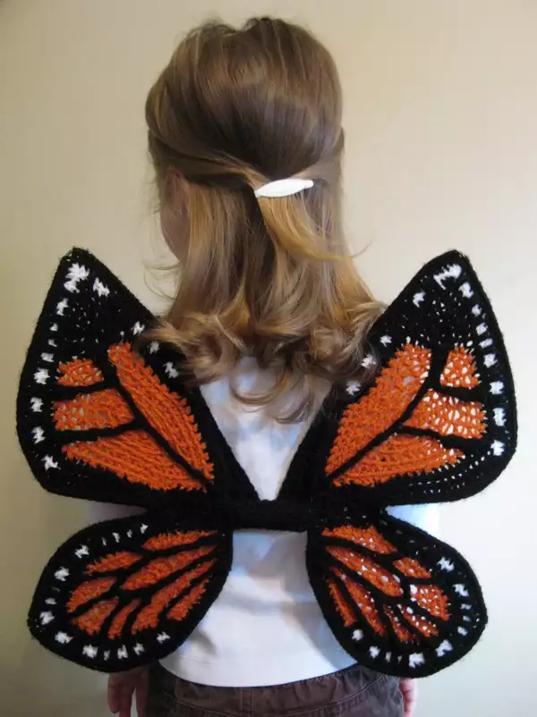 Little Monarch Butterfly Wings Crochet Pattern