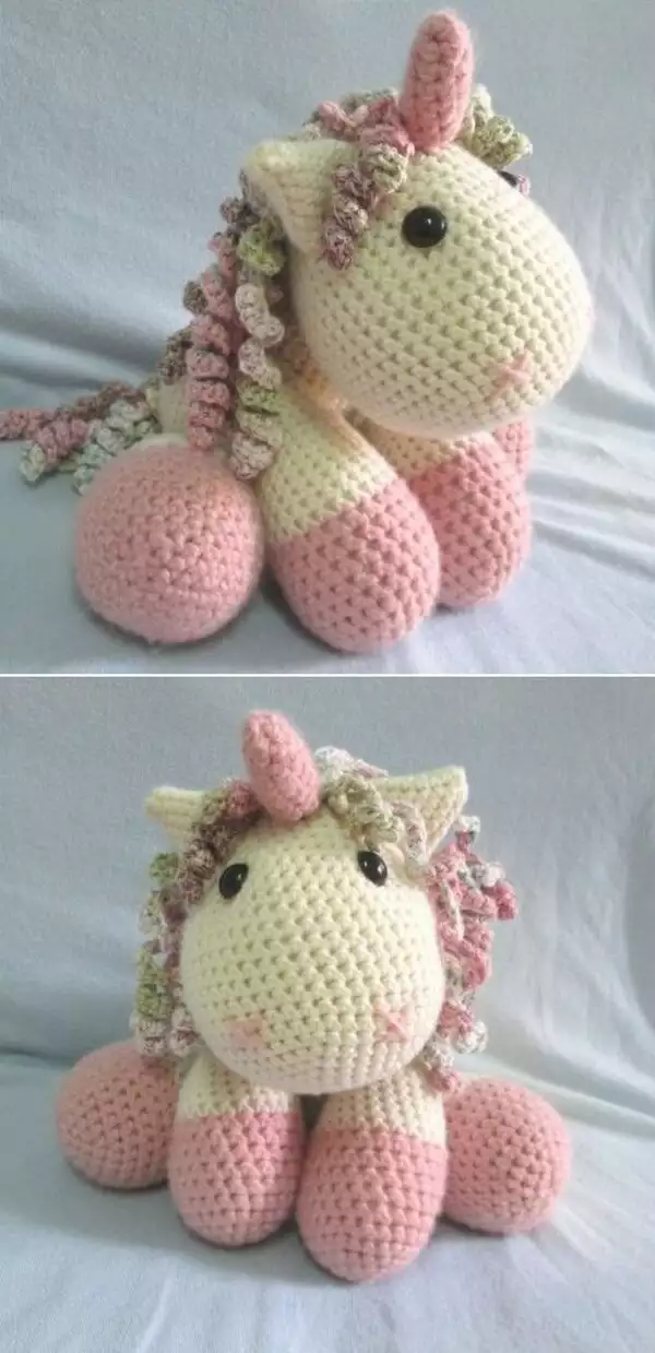 Lollipop, the unicorn Free Crochet Pattern