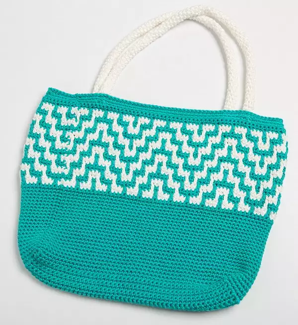 Mosaic Crochet Tote Bag Pattern