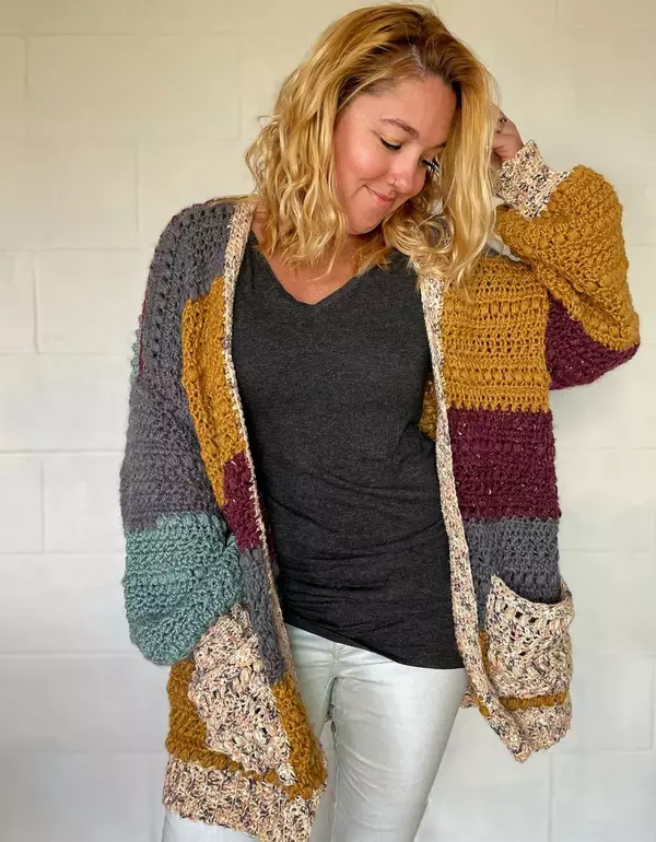 Paisley Cardigan Crochet Pattern