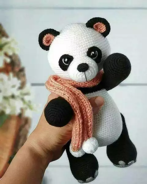 Panda amigurumi