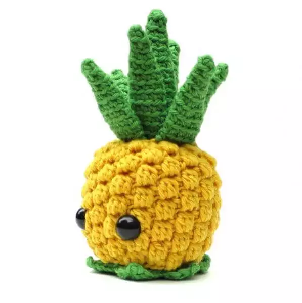 Pineapple amigurumi crochet pattern free