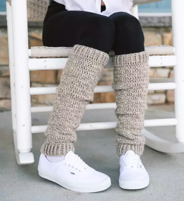 Slouchy Crochet Leg Warmers Pattern