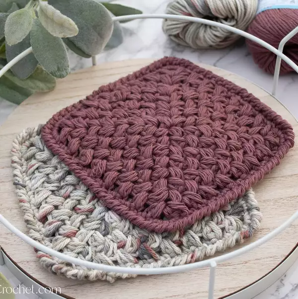 Spill The Beans Washcloth Crochet Pattern