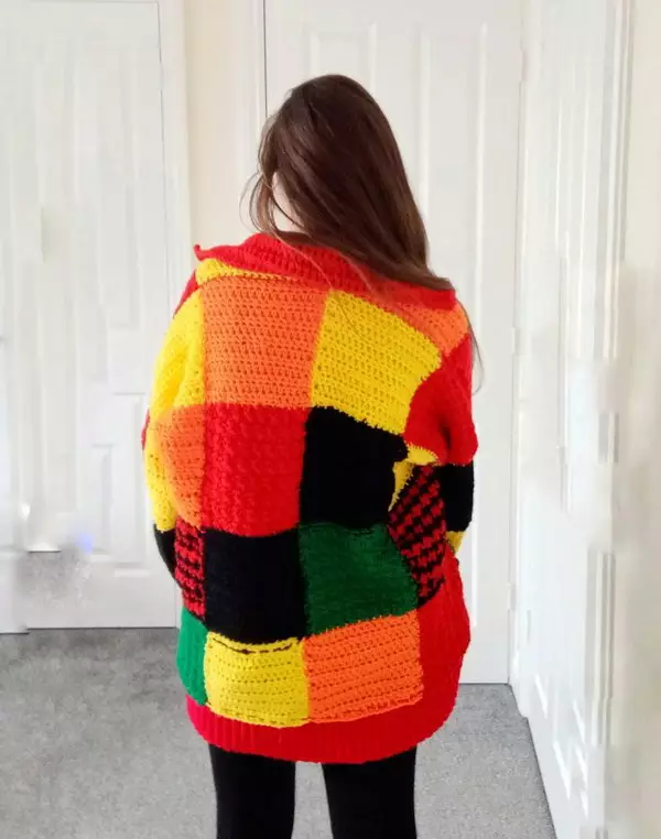 The Iconic Patchwork Cardigan Crochet Pattern