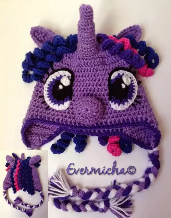 Twilight Pony Crochet Hat Pattern