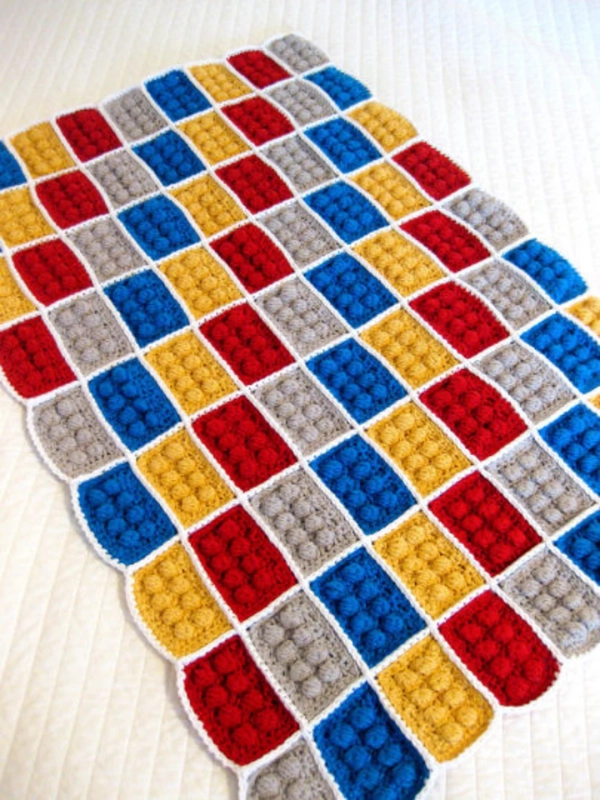 Crochet Building Block Blanket Pattern