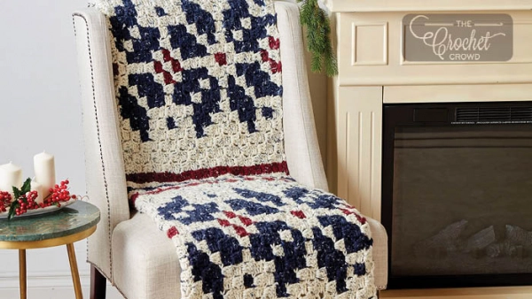 Crochet C2C Nordic Blanket Pattern