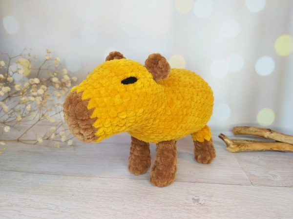 Crochet Capybara Plush Pattern