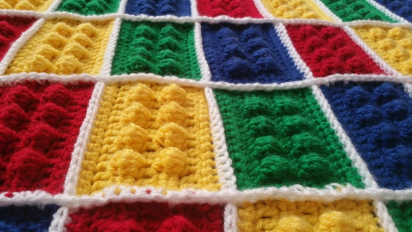 Crochet Lego Blanket Pattern