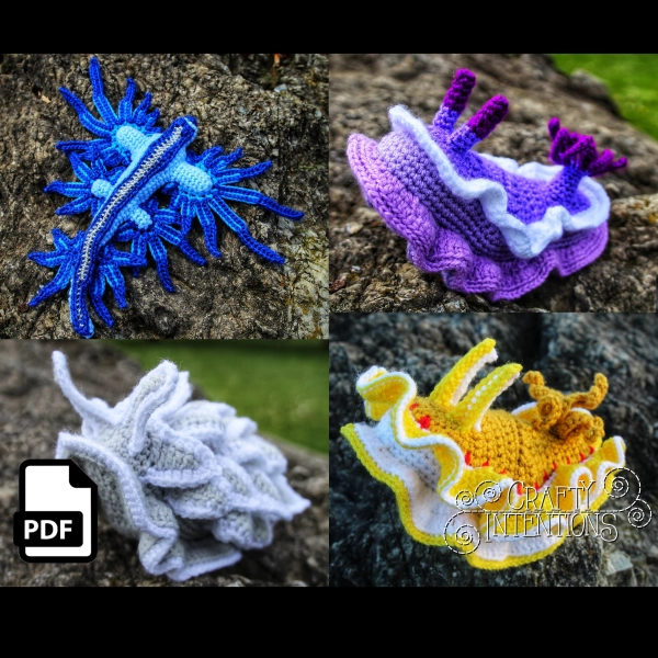 Crochet Sea Slugs Pattern