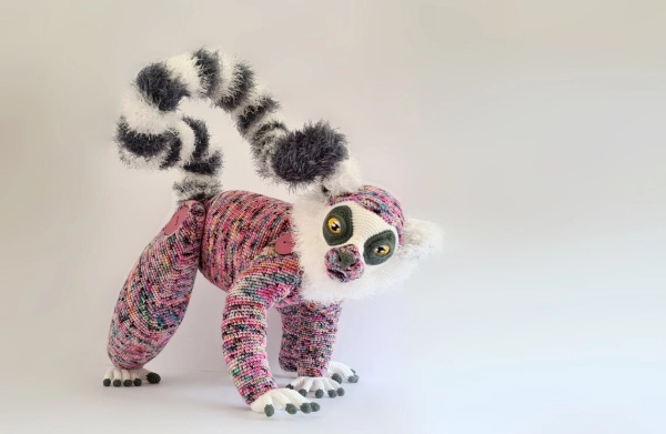 Lunar, The Lemur Life Sized Crochet Pattern