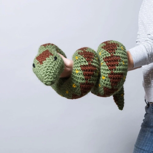 Sylvia, The Giant Snake Crochet Pattern