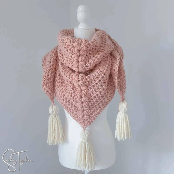 Collins Chunky Triangle Scarf Crochet Pattern