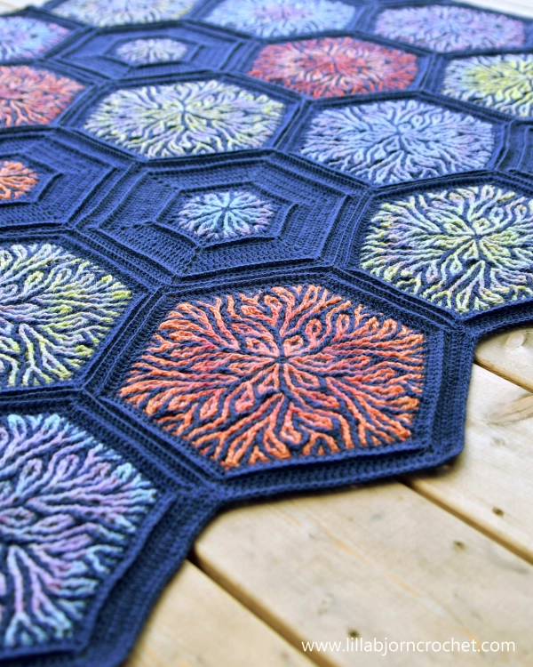 Coral Story Blanket Crochet Pattern