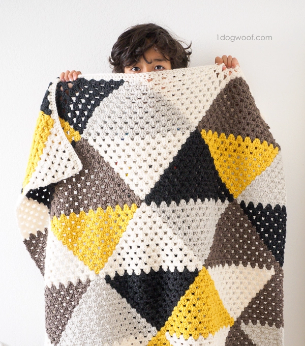 Love Triangles Baby Blanket
