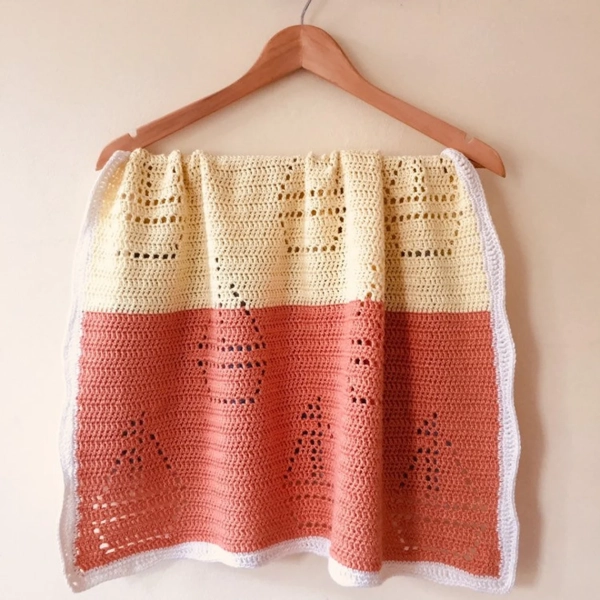 Sailboat Baby Boy Crochet Blanket