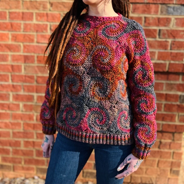 Love Spiral Sweater