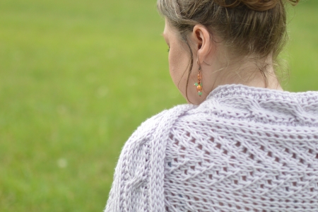 Alex In Cable Land Shawl