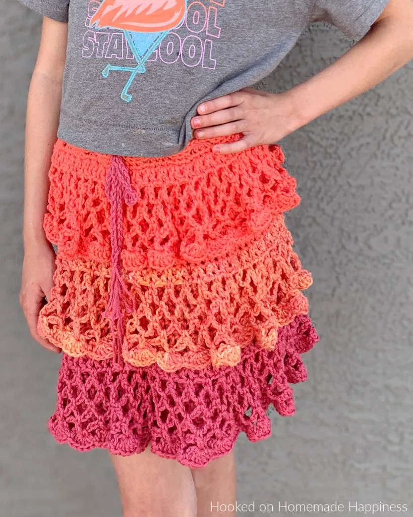 Ruffled Skirt » Weave Crochet