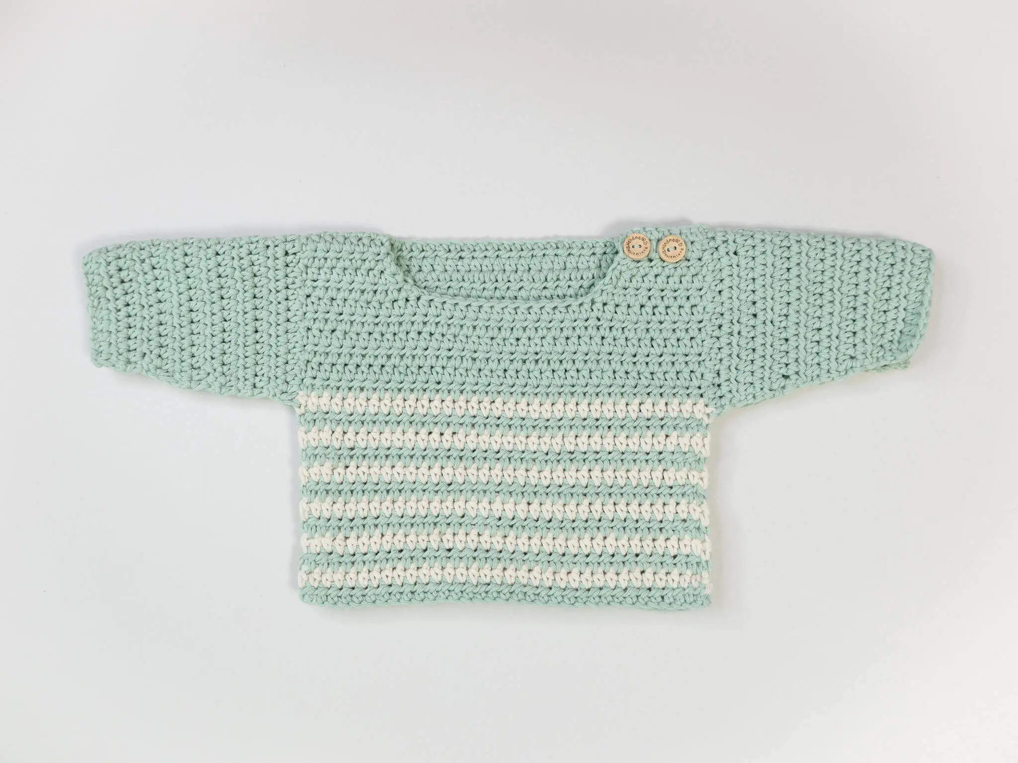 Calming Green Baby Sweater